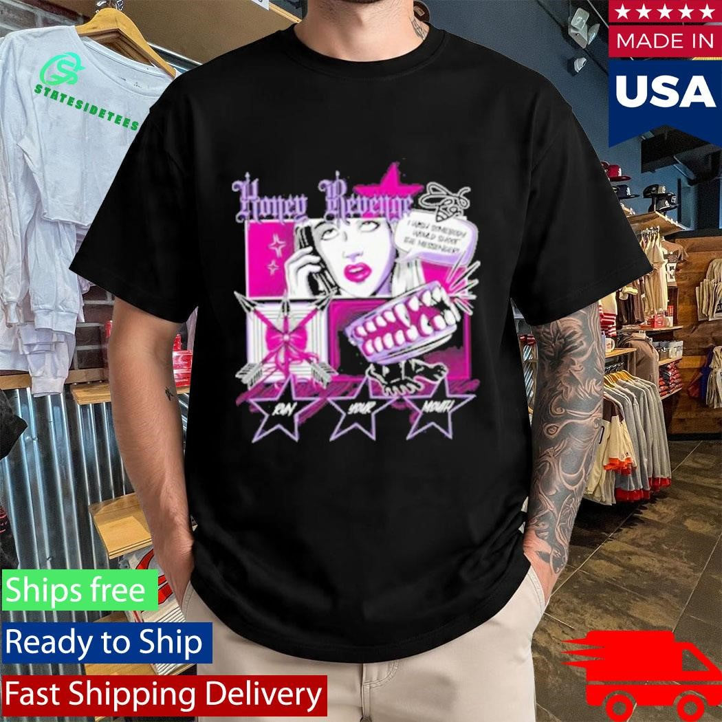 Honey Revenge Comic Black Shirt