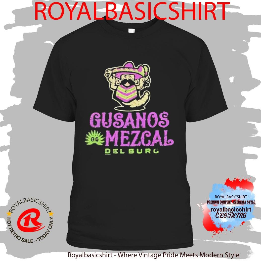 Hub City Spartanburgers Gusanos Mezcal Del Burg Shirt