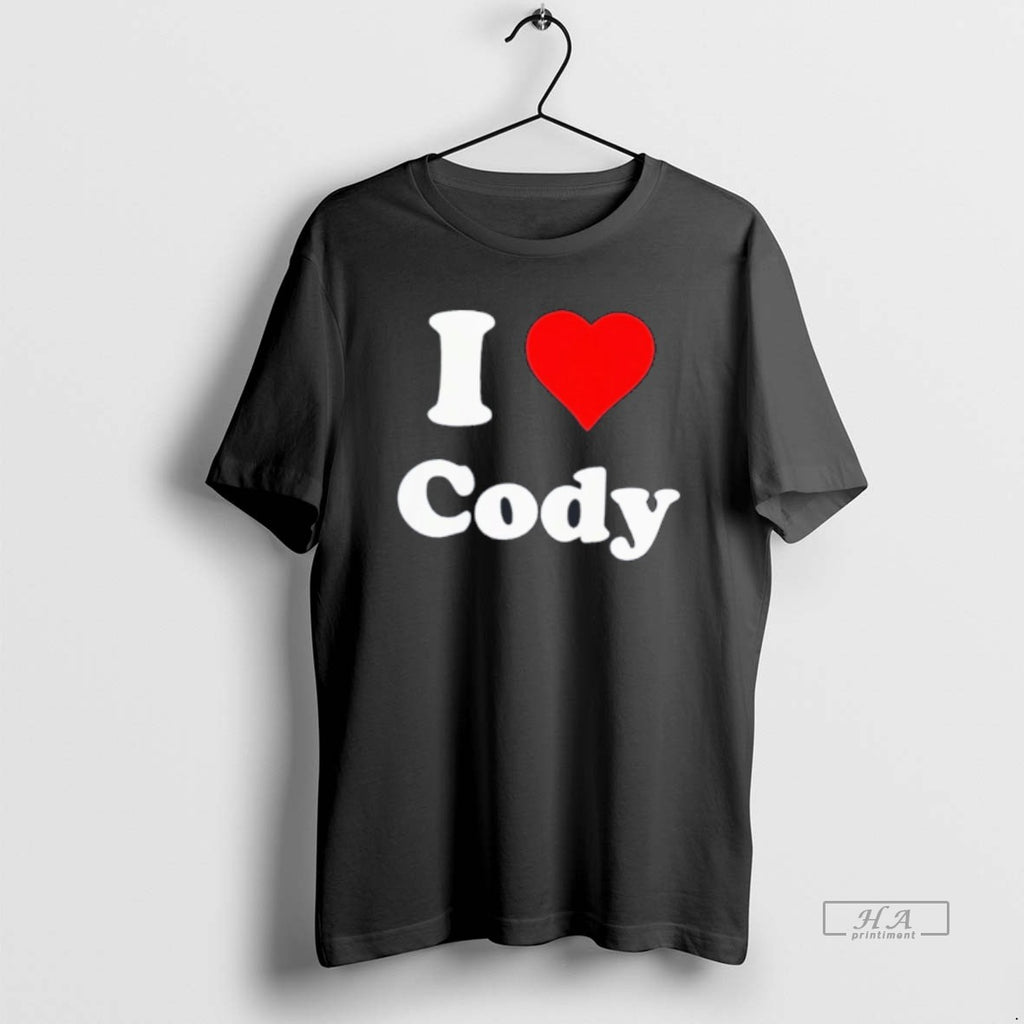 Official I Love Cody Graphic Tee