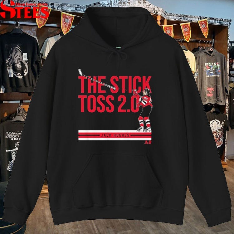 Jack Hughes The Stick Toss 2.0 New Jersey Devils Shirts