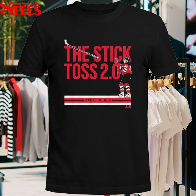 Jack Hughes The Stick Toss 2.0 New Jersey Devils Shirts