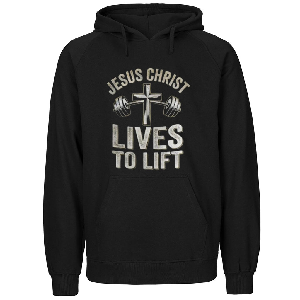 Jesus Christ Lives To Lift Gym Shirt