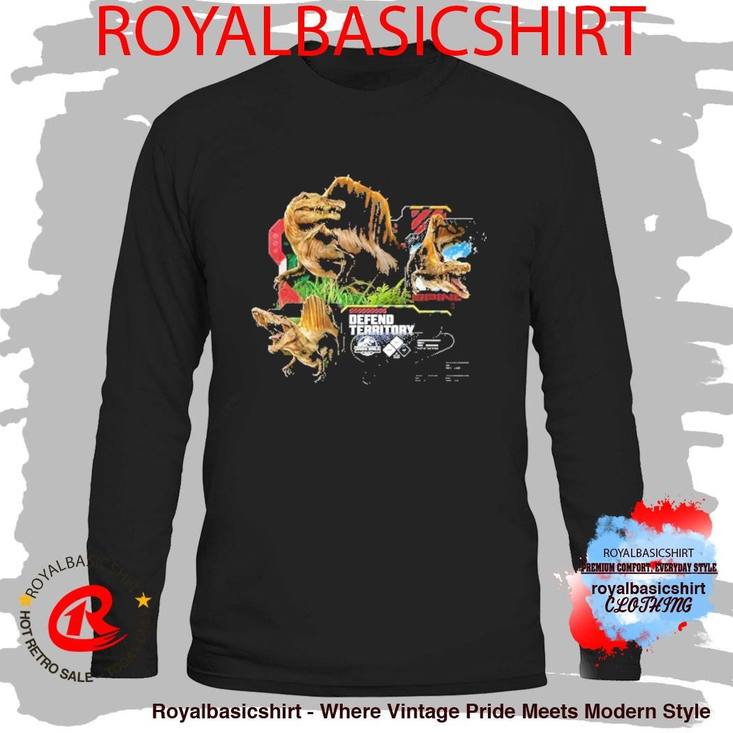 Jurassic World Rebirth Spinosaurus Defend Territory Shirt