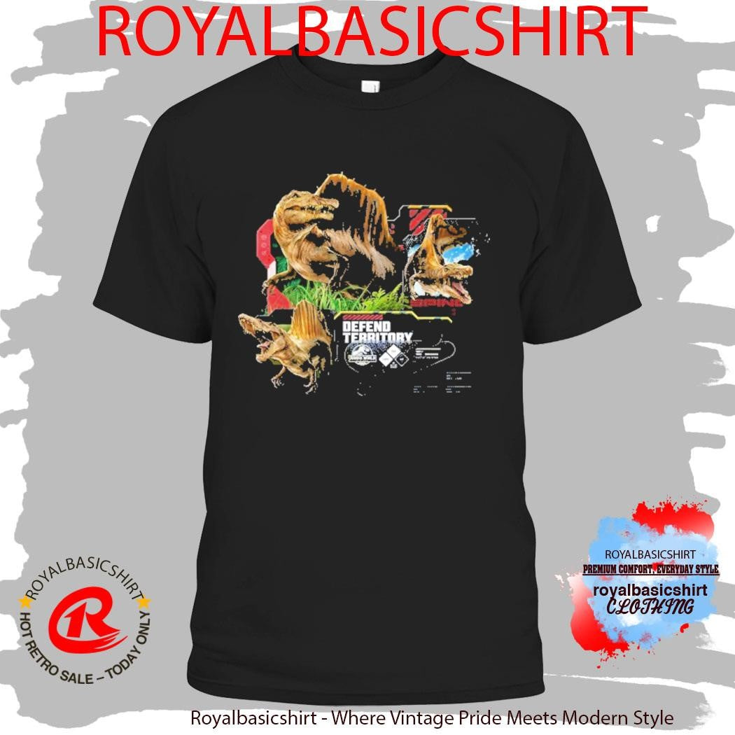 Jurassic World Rebirth Spinosaurus Defend Territory Shirt