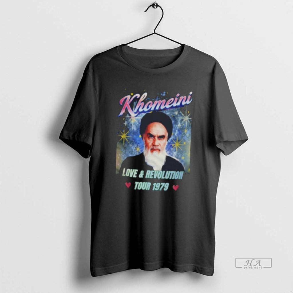 Official Khomeini Love And Revolution Tour 1979 Tee