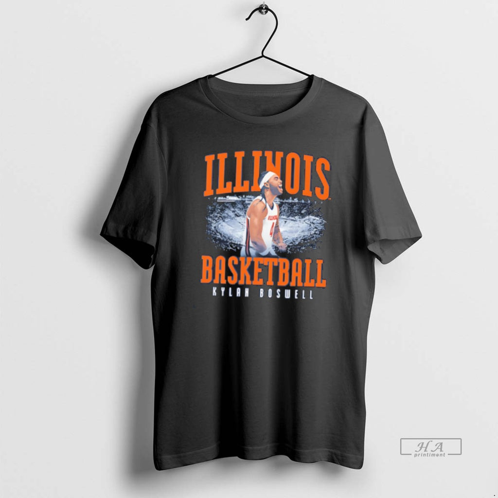 Official Kylan Boswell Illinois Fighting Illini Classic Tee