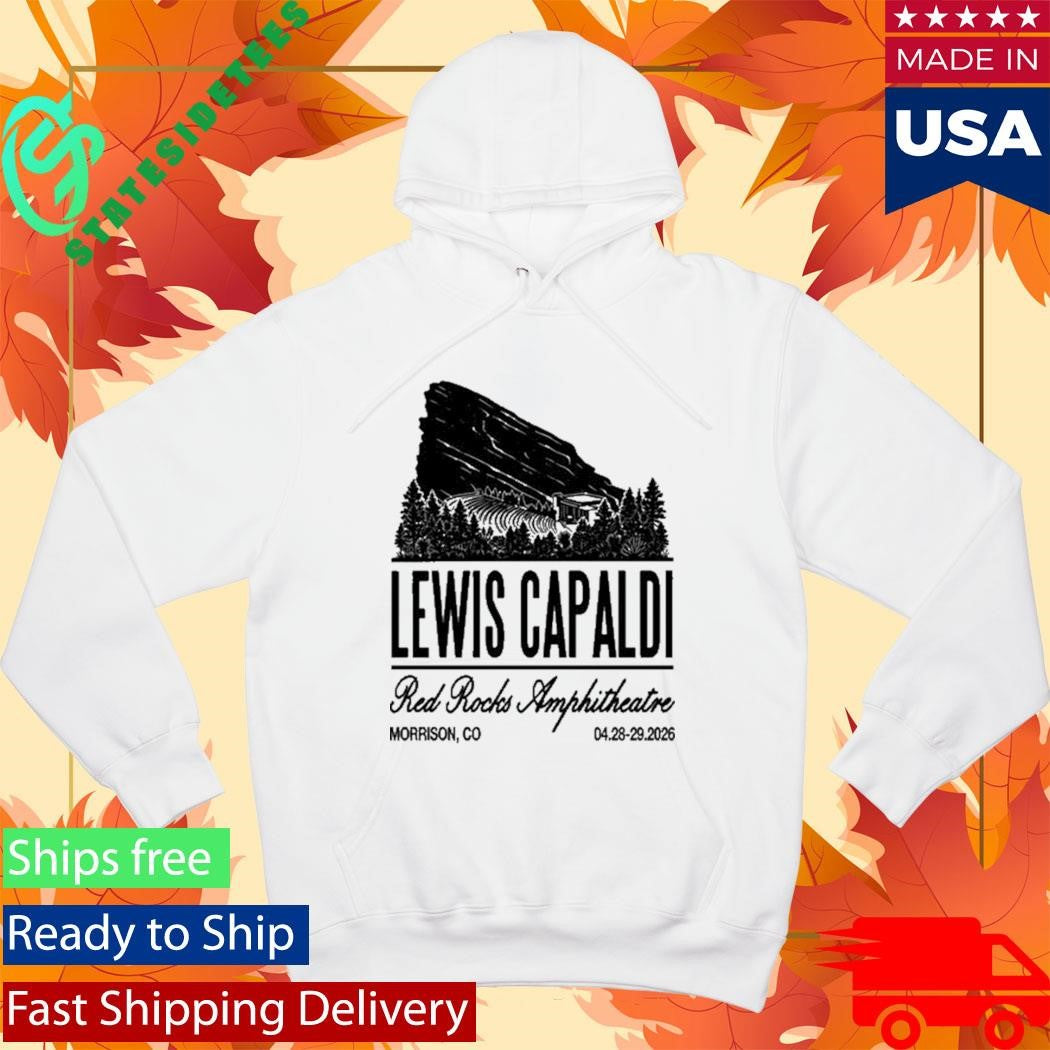 Lewis Capaldi Concert Red Rocks April 28 29 2026 Shirt