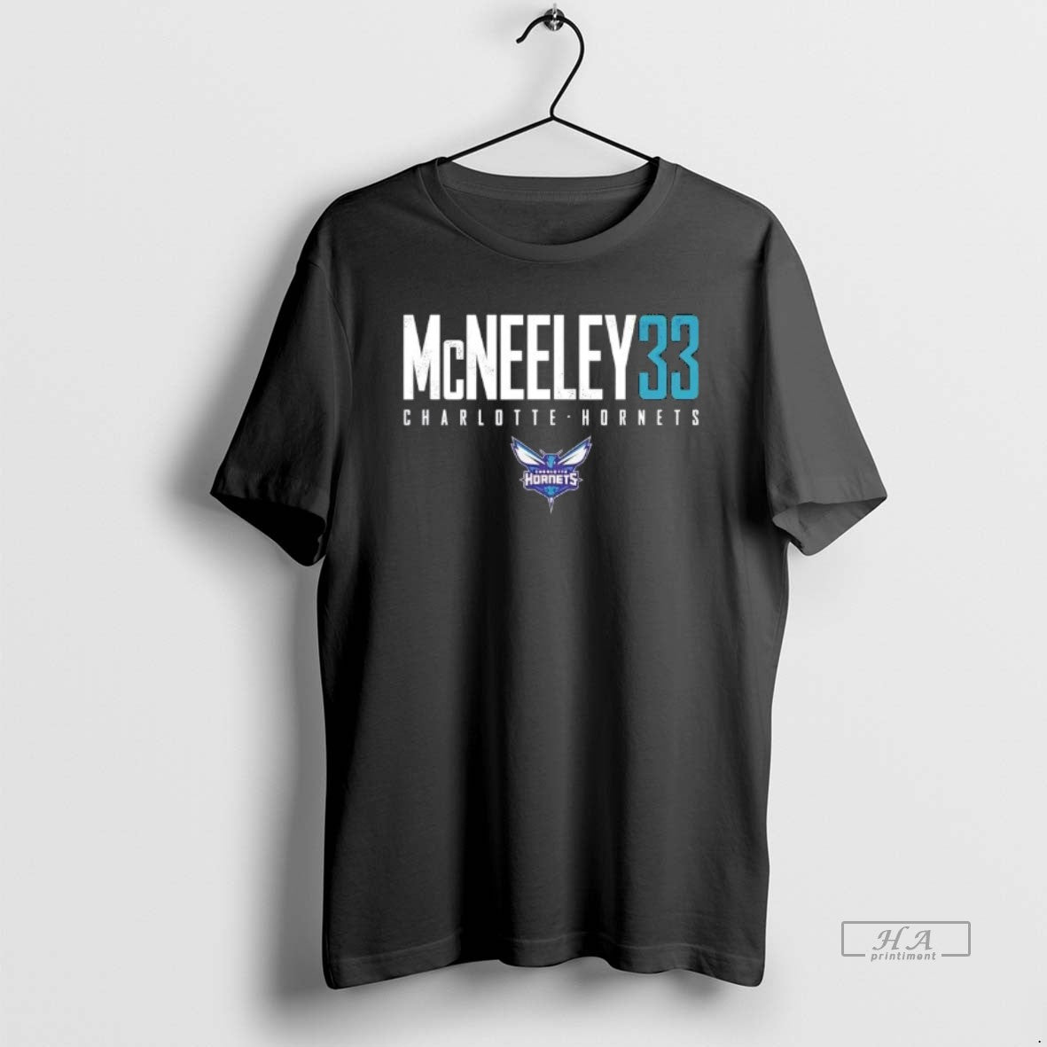 Official Liam Mcneeley 33 Charlotte Hornets Basketball Name And Number