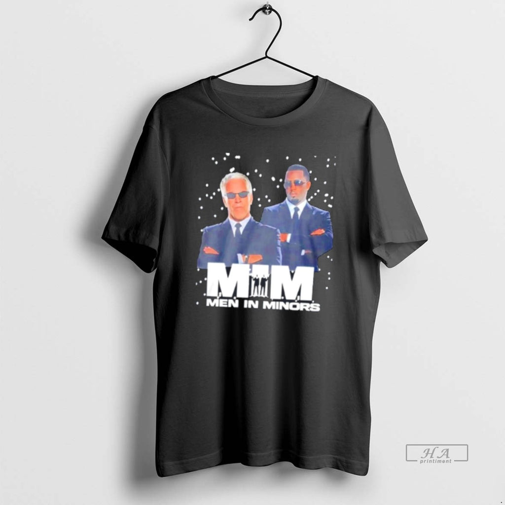 Official Men In Minors Epstein And Diddy Tee