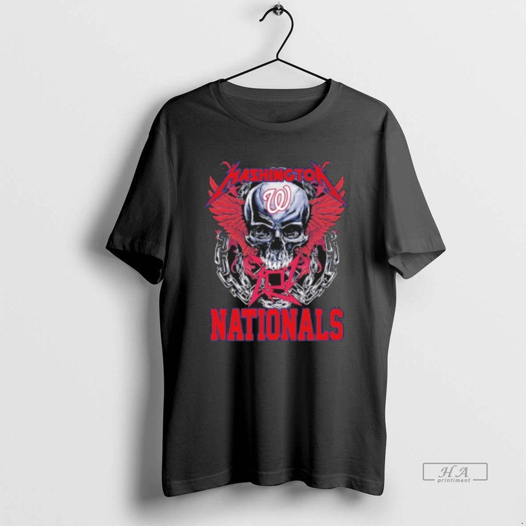 Official Metallica Skull X Washington Nationals Baseball