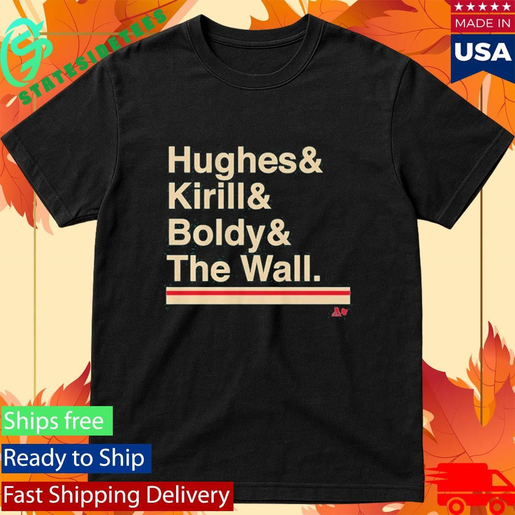 Minnesota Hockey Ampersand Hughes & Kirill & Boldy & The Wall Shirt