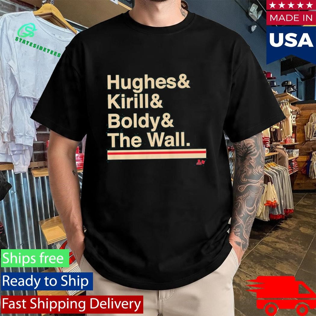 Minnesota Hockey Ampersand Hughes & Kirill & Boldy & The Wall Shirt