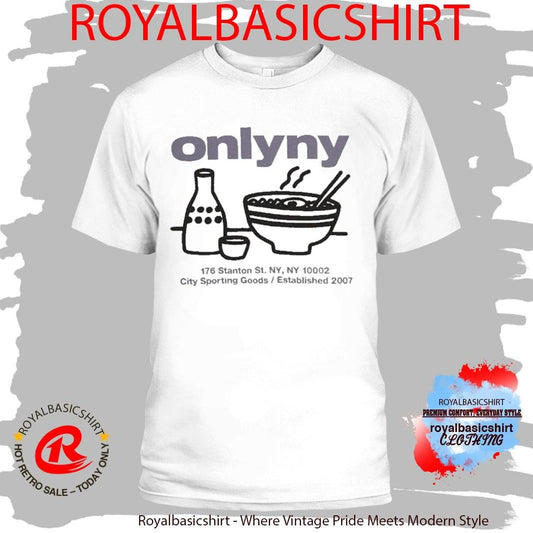 NY Ramen Directory 176 Stanton St NY City Sporting Goods Est 2007 Shirt