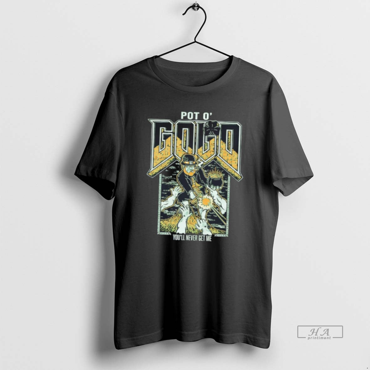 Official Pot O Gold Youll Never Get Me St Patricks Day Tee