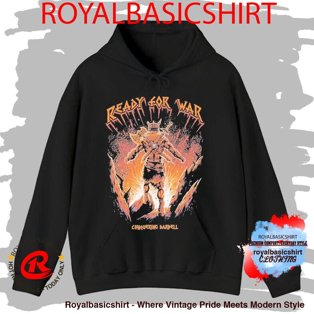 Ready For War Conquering Barbell Shirt