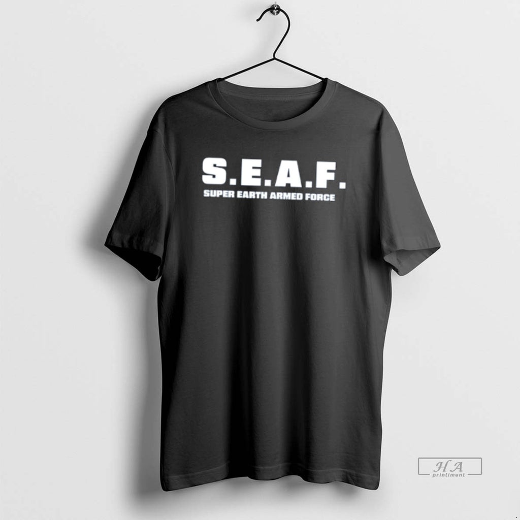 Official Seaf Super Earth Armed Forces Tee