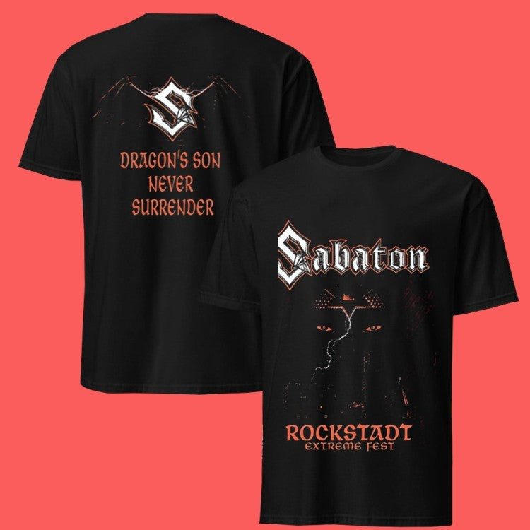 Sabaton Rockstadt Extreme Fest Dragon’s Son Never Surrender 2026 Event Shirt