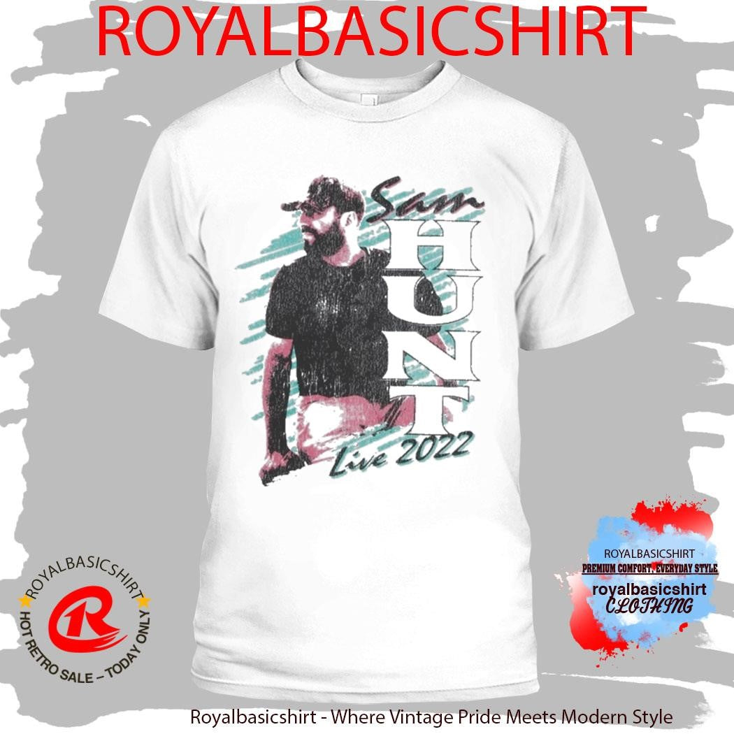 Sam Hunt Live 2022 Tour Shirt