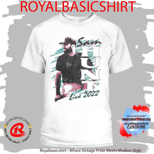 Sam Hunt Live 2022 Tour Shirt