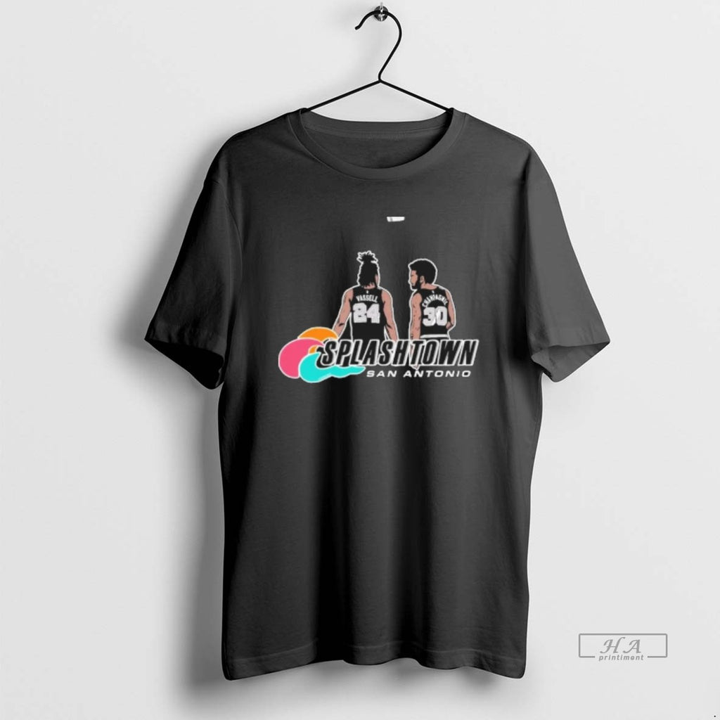 Official San Antonio Spurs Vassell And Champagnie Splashtown