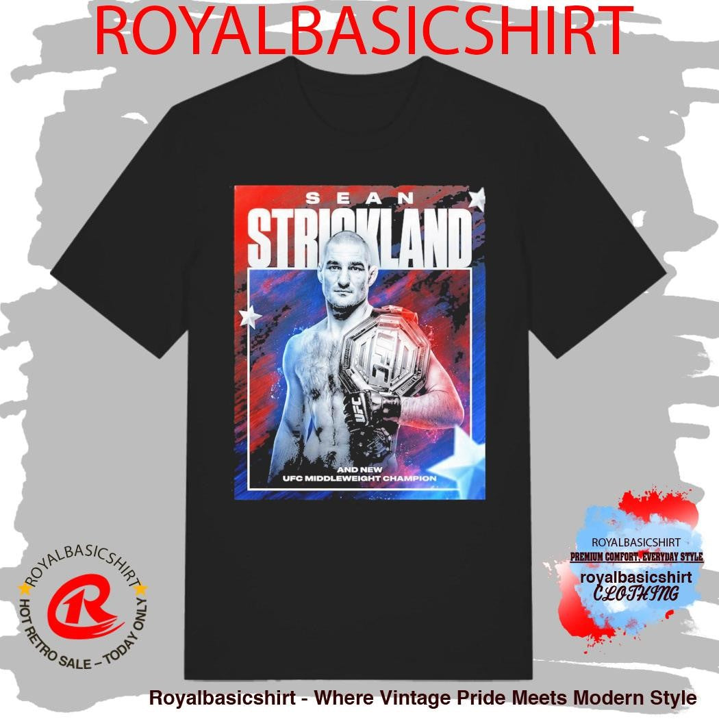 Sean Strickland UFC Middleweight Champion 2026 Official Shirt