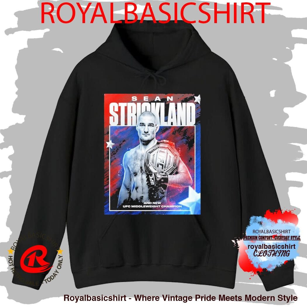 Sean Strickland UFC Middleweight Champion 2026 Official Shirt