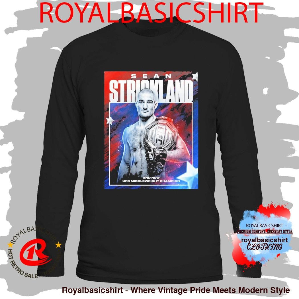 Sean Strickland UFC Middleweight Champion 2026 Official Shirt