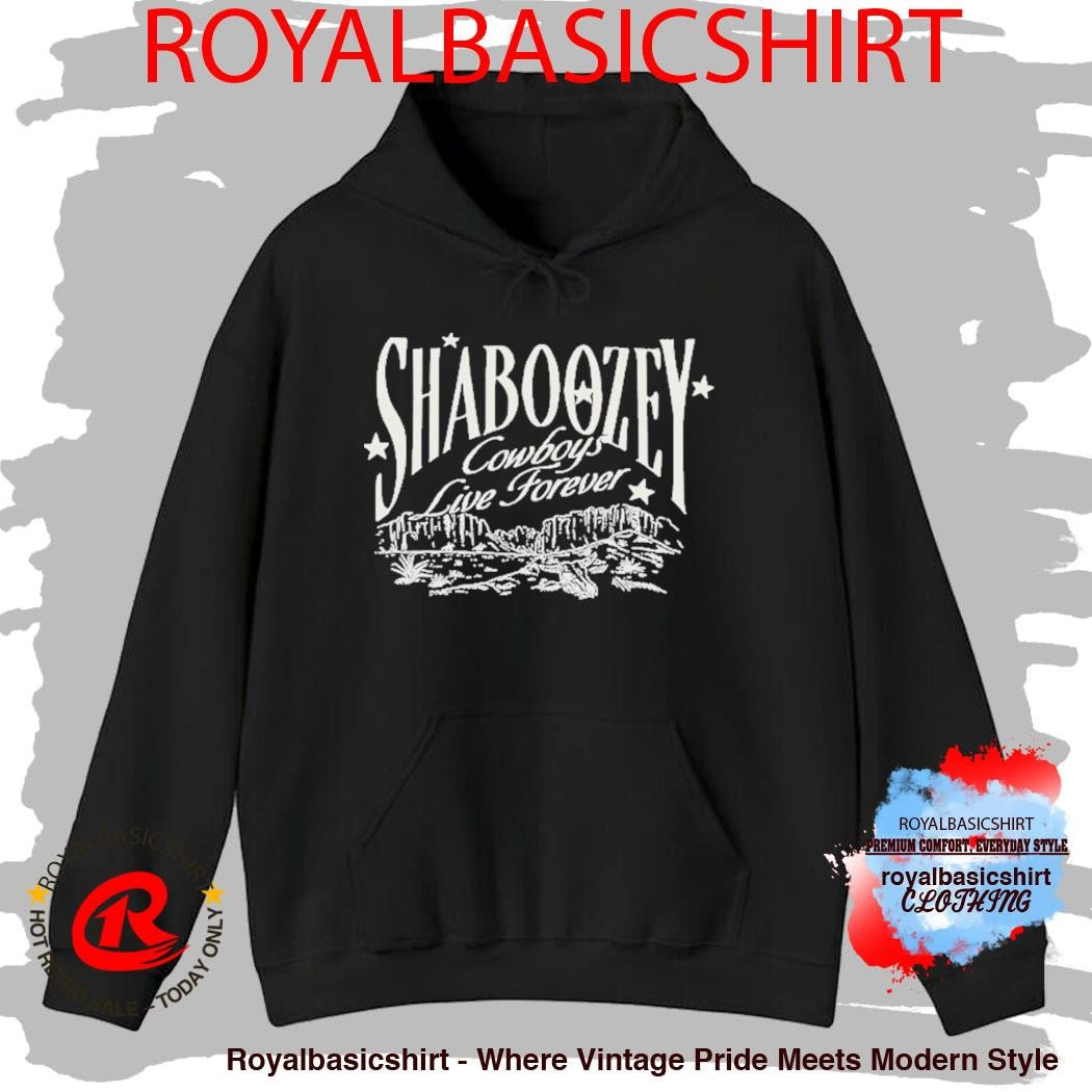 Shaboozey Cowboys Live Forever Mountains Shirt