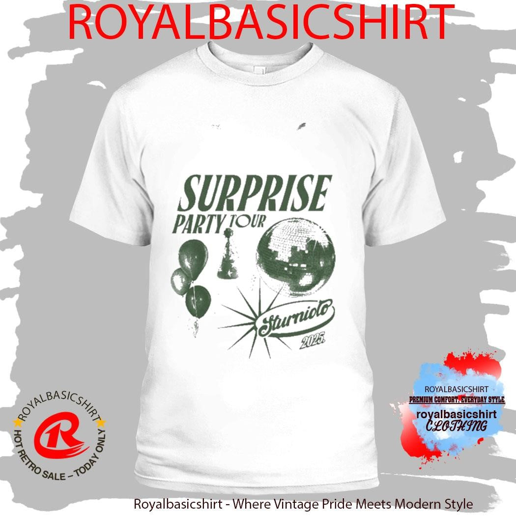 Sturniolo Surprise Party Tour 2025 Vibes Disco Shirt