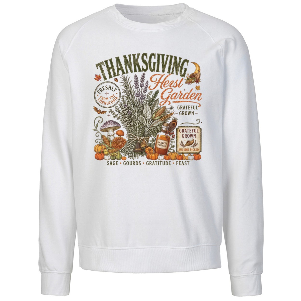 Thanksgiving Herb Garden Vintage Autumn Shirt