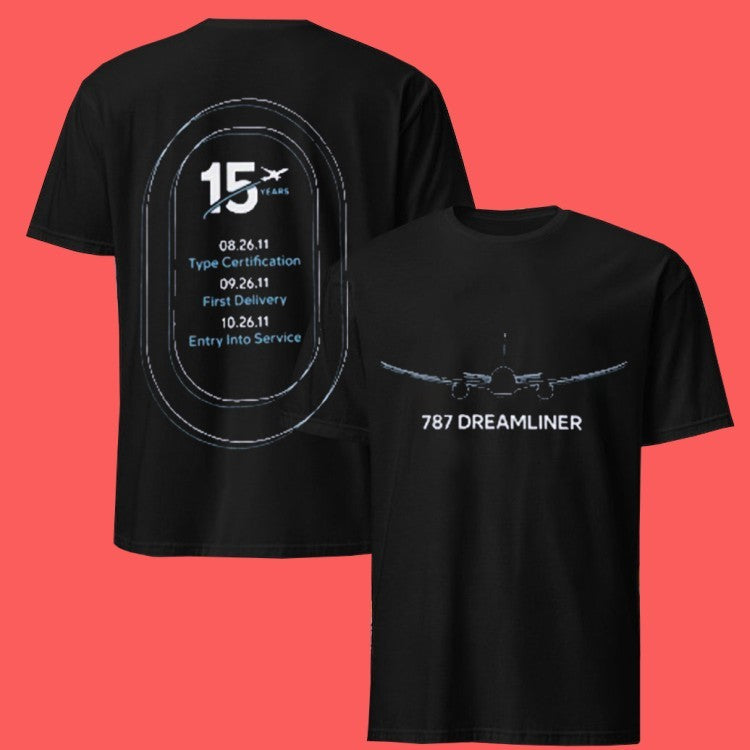 The Boeing Boeing 787 Dreamliner 15 Year Anniversary Shirt