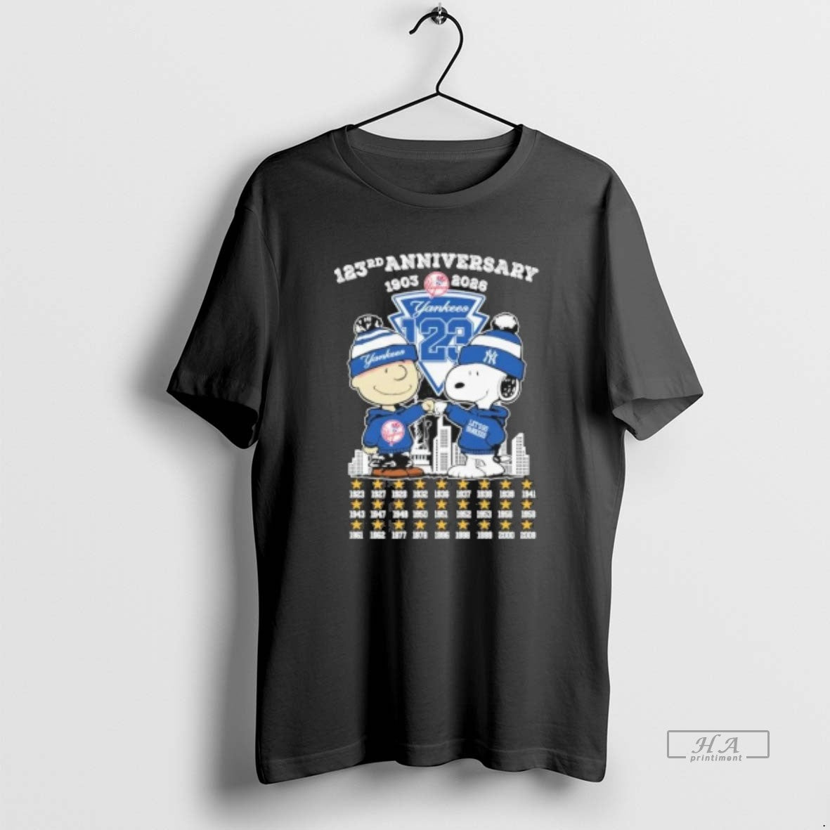 Official The Peanuts Fist Bump X New York Yankees 123rd Anniversary 1903 2026