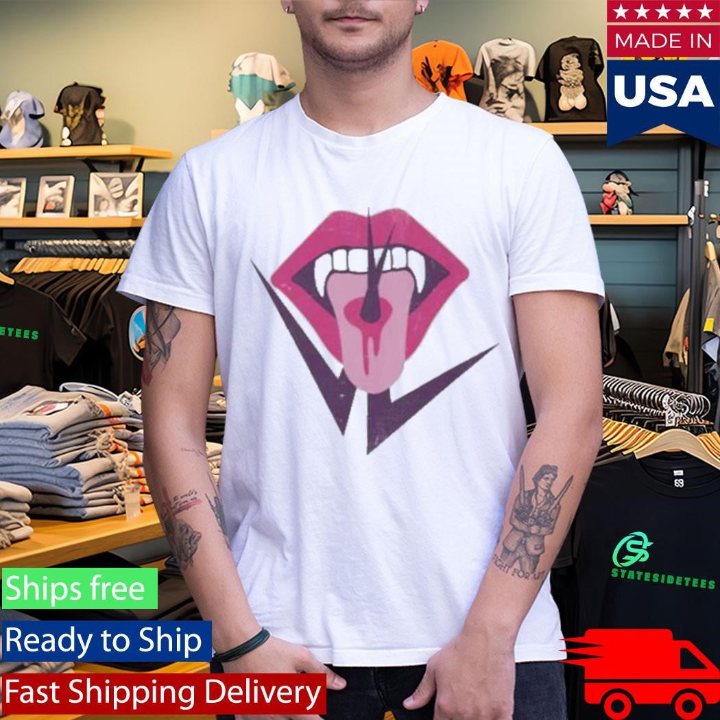 The Vampire Lestat Tongue And Fangs Logo Shirt