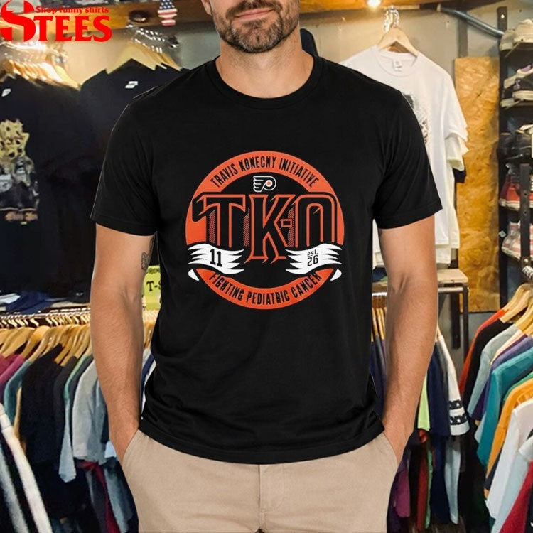 Travis Konecny Initiative Fighting Pediatric Cancer Philadelphia Flyers TK-O 2026 T-Shirt