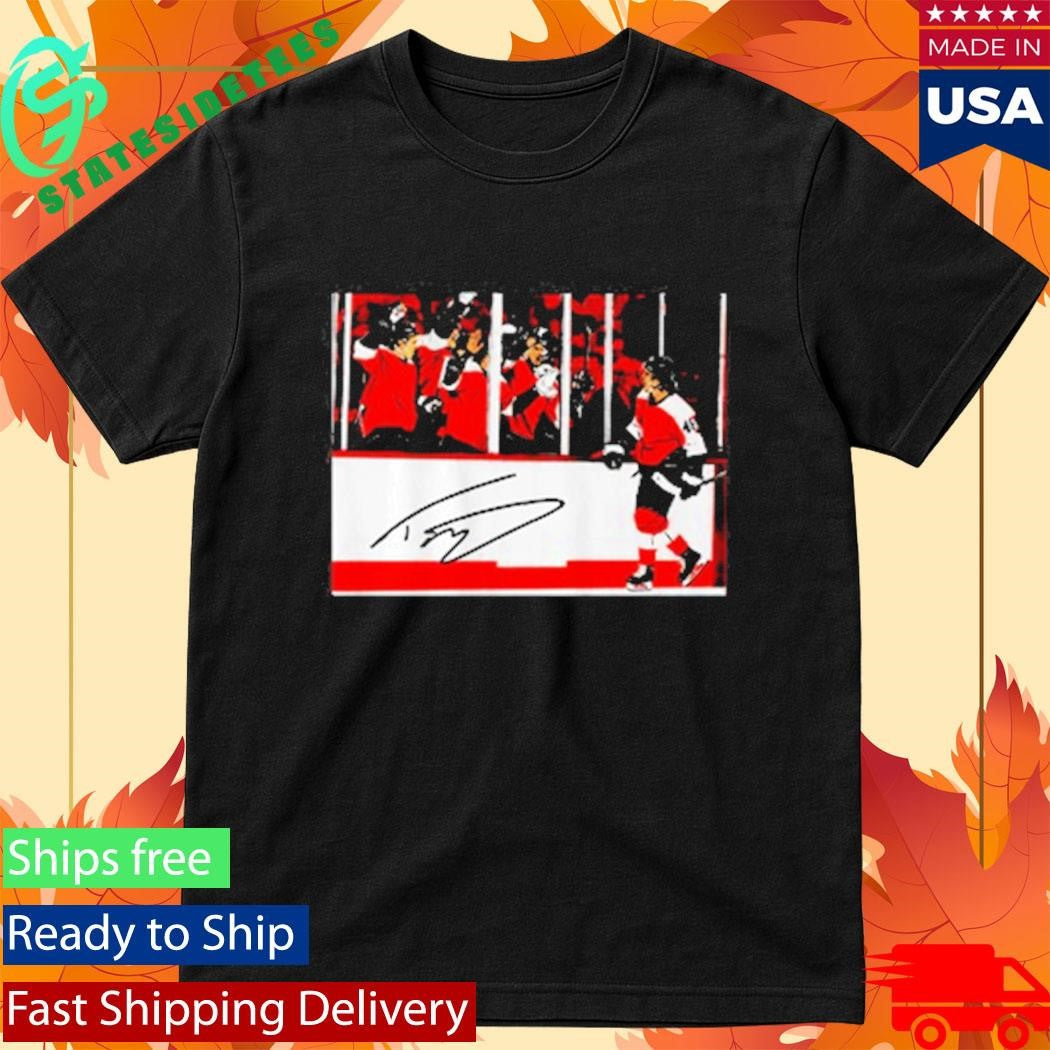 Trevor Zegras Penalty Box Celebration Shirt