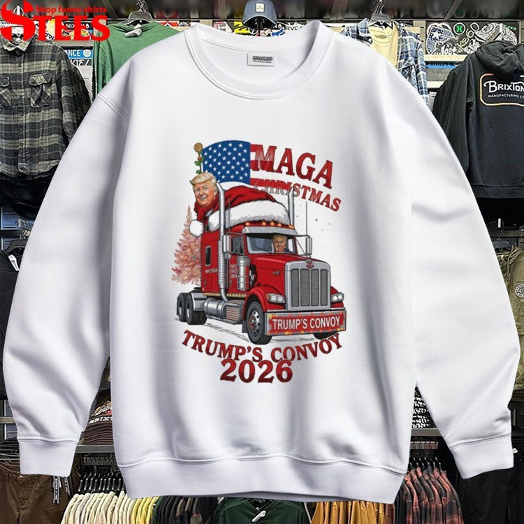 Trump’s Convoy 2026 Maga Christmas Shirt