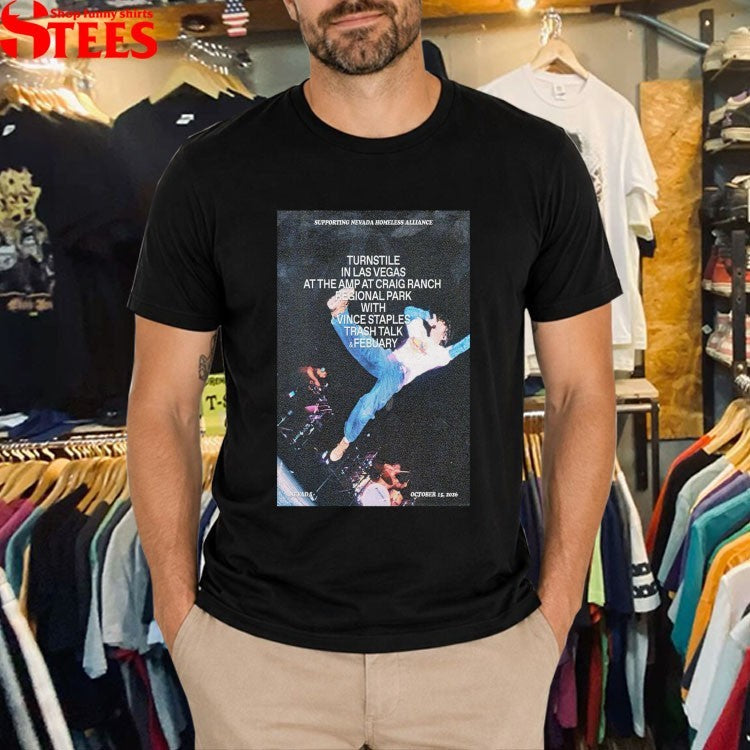 Turnstile In Las Vegas October 15 2026 Craig Ranch Regional Park T-SHIRT