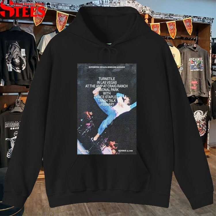 Turnstile In Las Vegas October 15 2026 Craig Ranch Regional Park T-SHIRT
