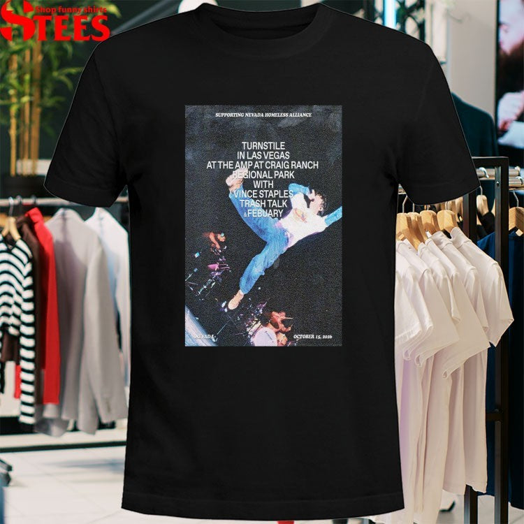 Turnstile In Las Vegas October 15 2026 Craig Ranch Regional Park T-SHIRT