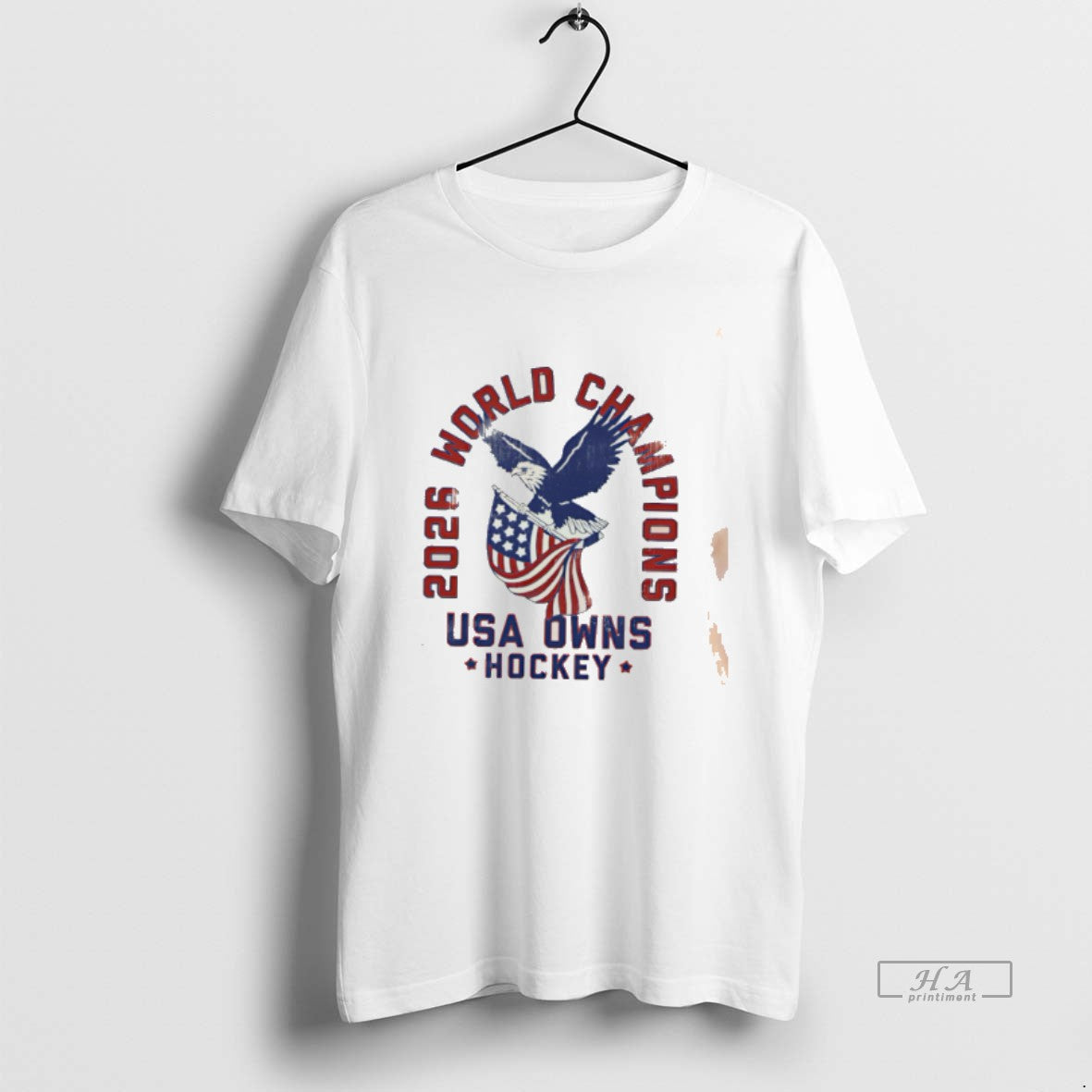 Official Usa Owns Hockey 2026 World Champions Tee