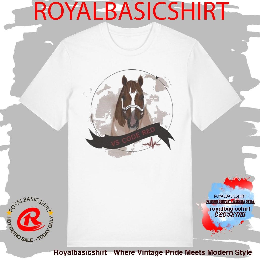 VS Code Red Katie Van Slyke Horse Shirt