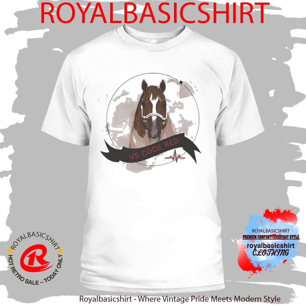 VS Code Red Katie Van Slyke Horse Shirt