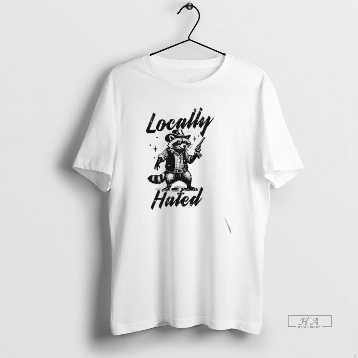 Official W0v7html Cowboy Raccoon Locally Hated