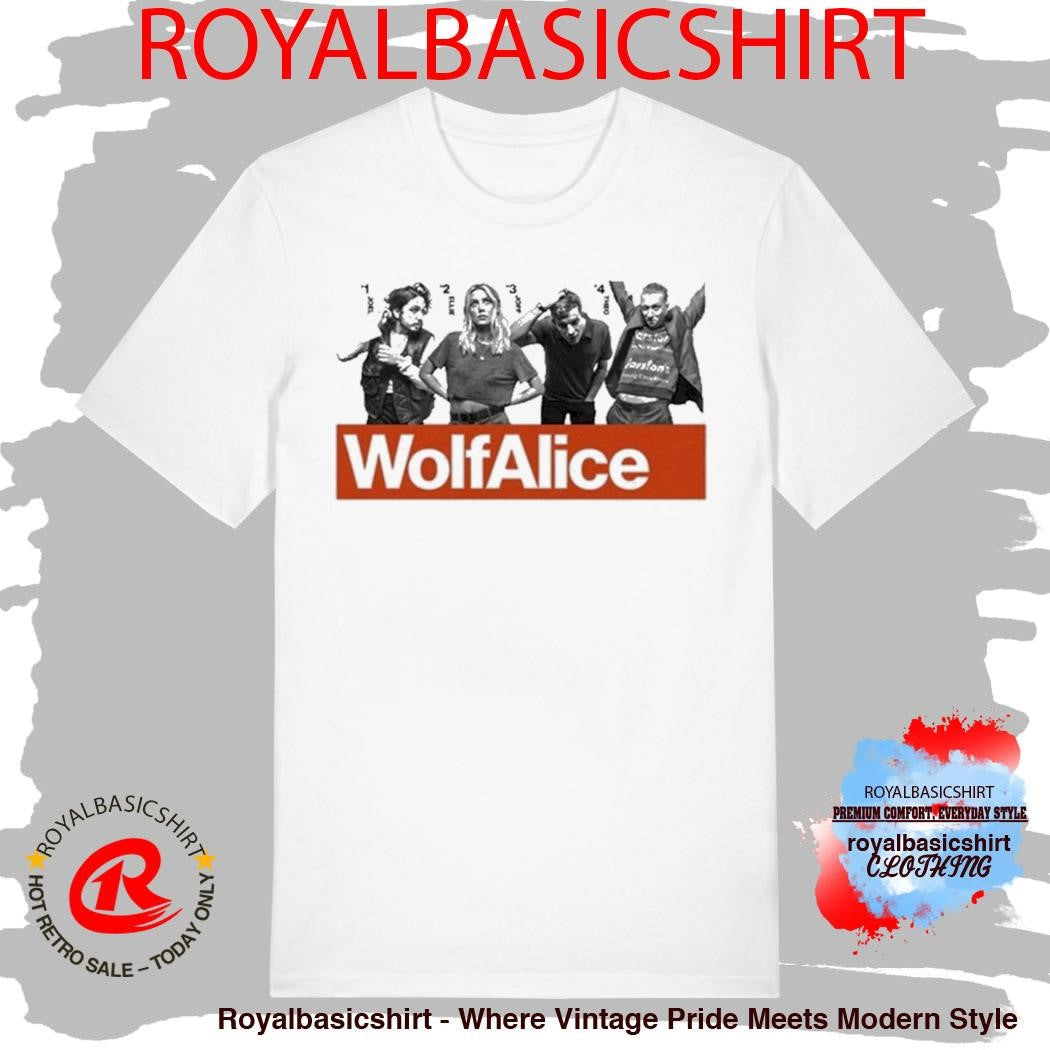 Wolf Alice Band 1 Joel 2 Ellie 3 Joff 4 Theo Photo Shirt