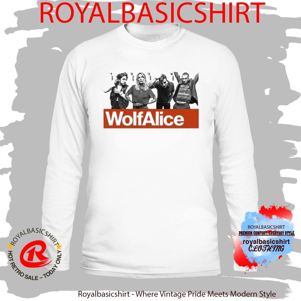 Wolf Alice Band 1 Joel 2 Ellie 3 Joff 4 Theo Photo Shirt