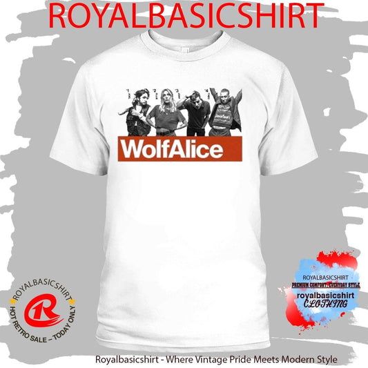 Wolf Alice Band 1 Joel 2 Ellie 3 Joff 4 Theo Photo Shirt