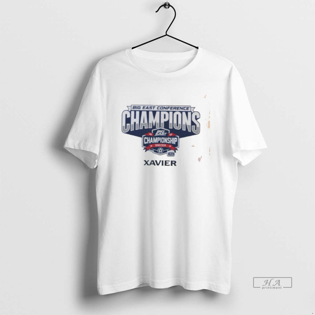 Official Xavier Soccer Champions 2025 Big East Conference Tee