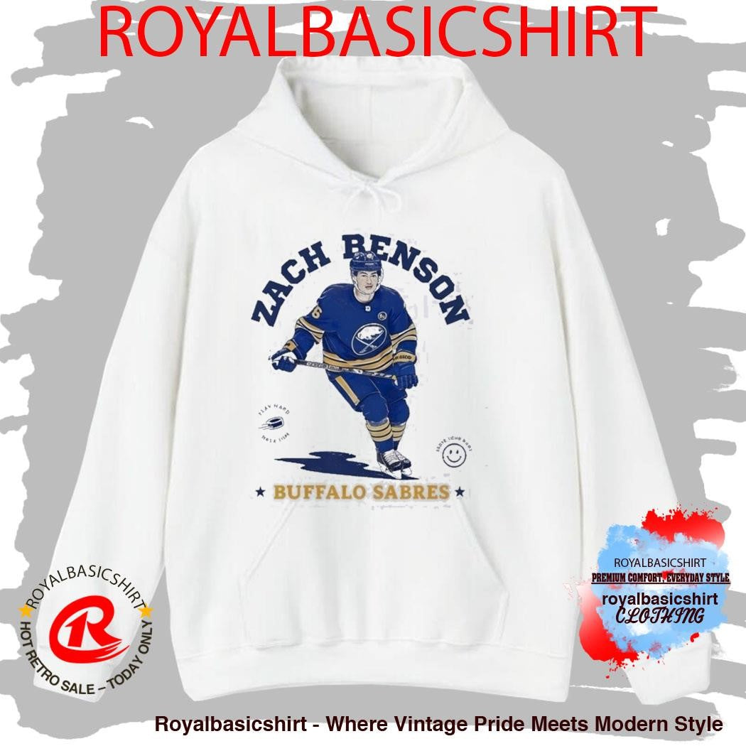 Zach Benson Buffalo Sabres Vintage Play Hard Have Fun Shirt