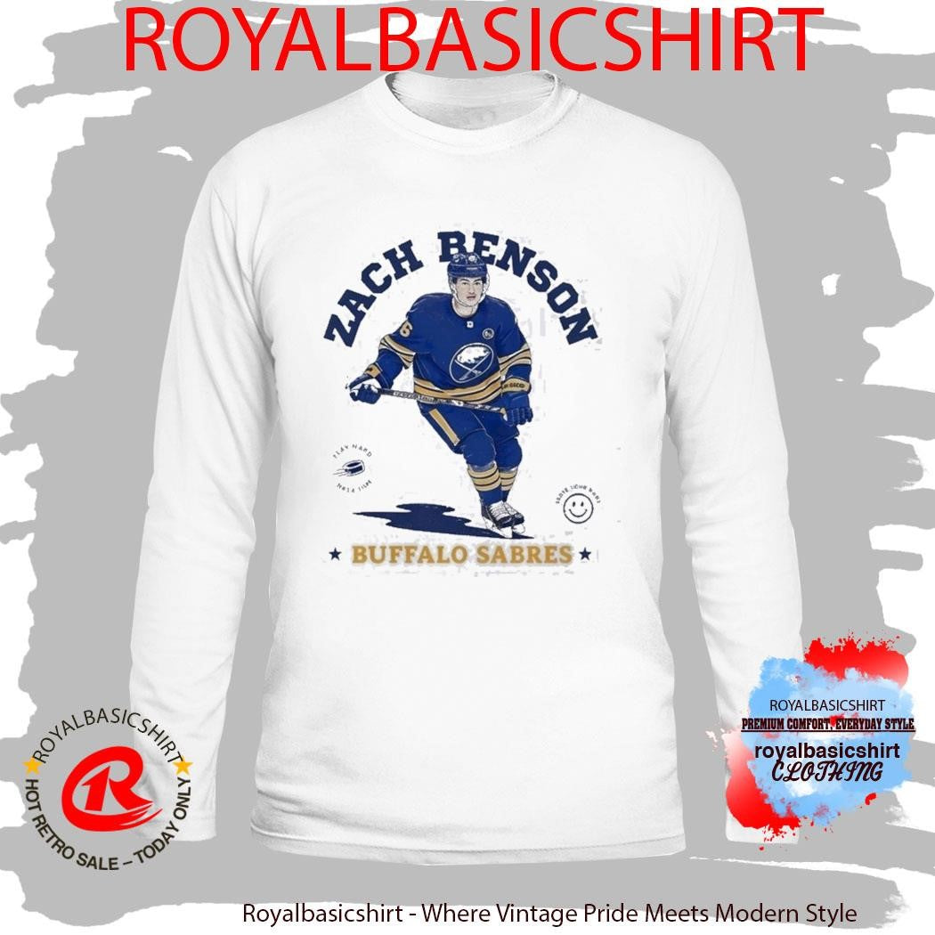Zach Benson Buffalo Sabres Vintage Play Hard Have Fun Shirt