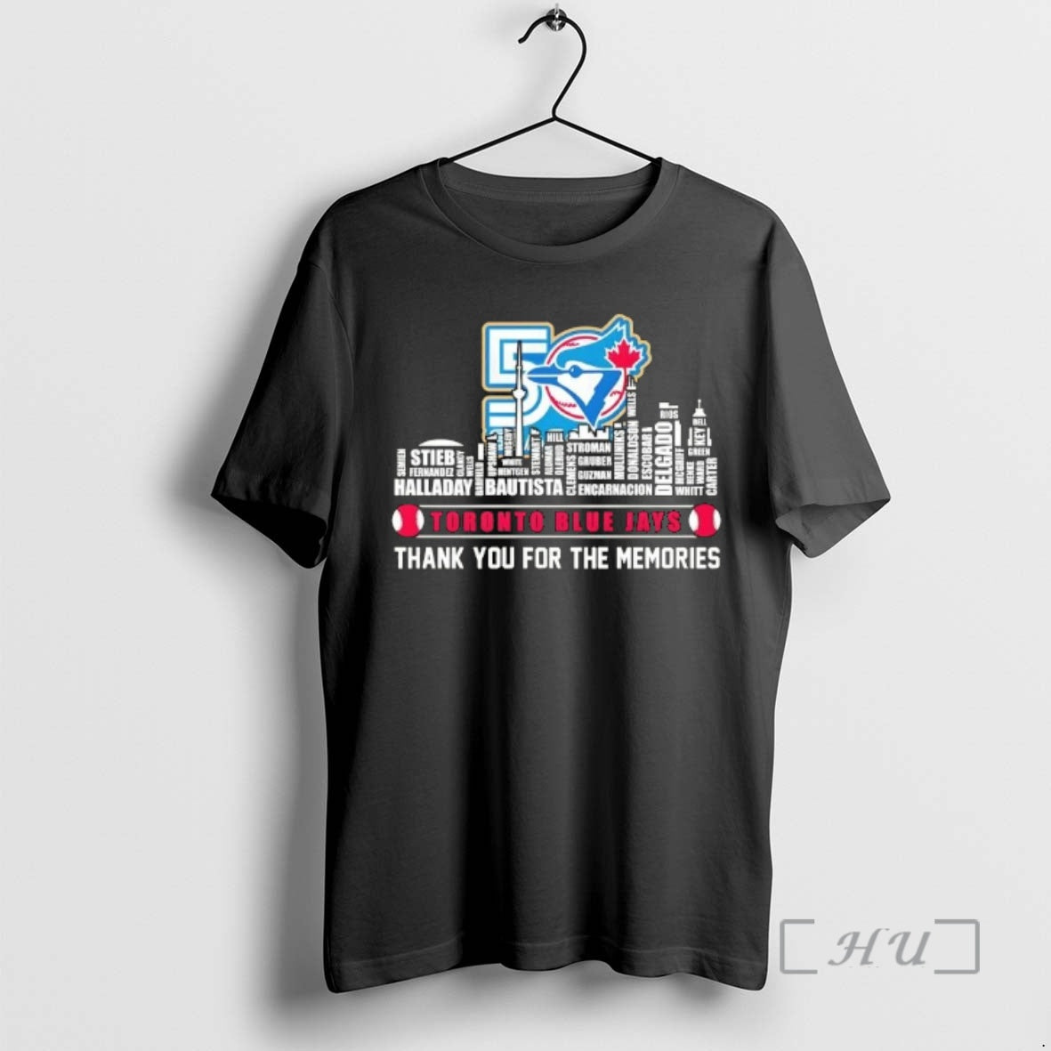 Officials 2026 Toronto Blue Jays Baseball All Names City Skyline